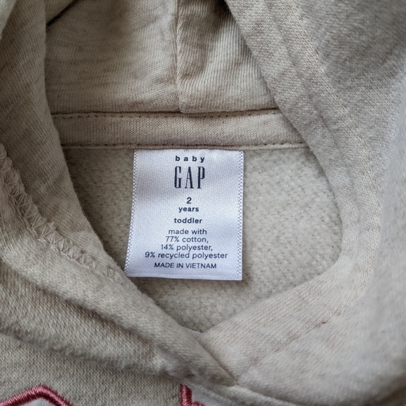 Gap Hooded Sweatshirt Toddler Girl - Picture 4 of 4